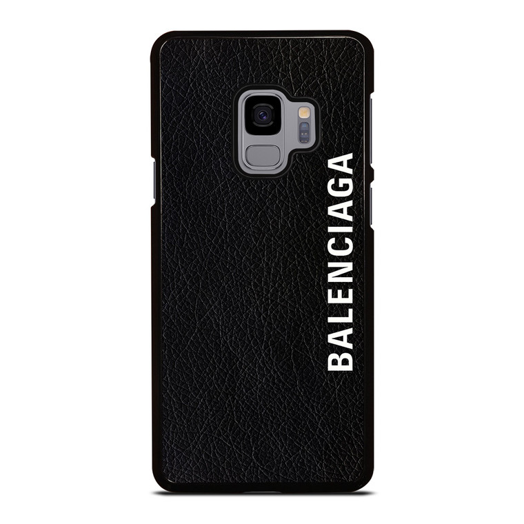 BALENCIAGA LEATHER BLACK Samsung Galaxy S9 Case Cover