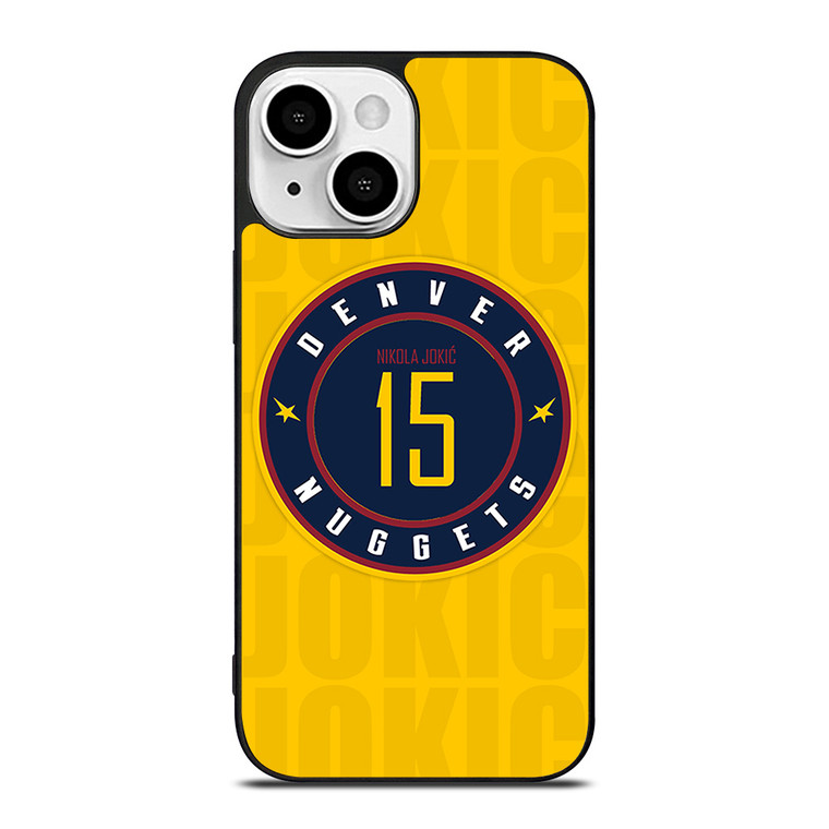 NIKOLA JOKIC DENVER NUGGETS LOGO iPhone 13 Mini Case Cover