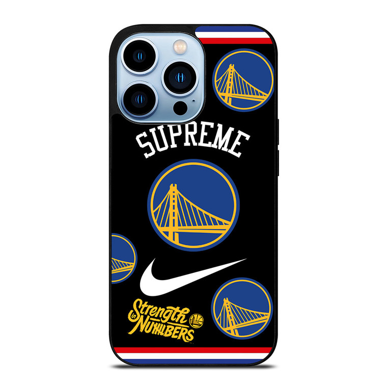 GOLDEN STATE WARRIORS NBA X SUPREME NIKE iPhone 13 Pro Max Case Cover