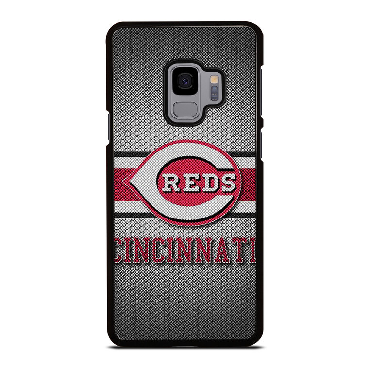 CINCINNATI RED MLB BASEBALL METAL Samsung Galaxy S9 Case Cover