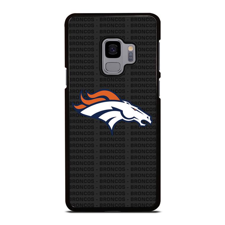 DENVER BRONCOS FOOTBALL TEXT Samsung Galaxy S9 Case Cover