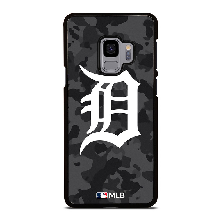 DETROIT TIGERS BASEBALL BLACK CAMO Samsung Galaxy S9 Case Cover