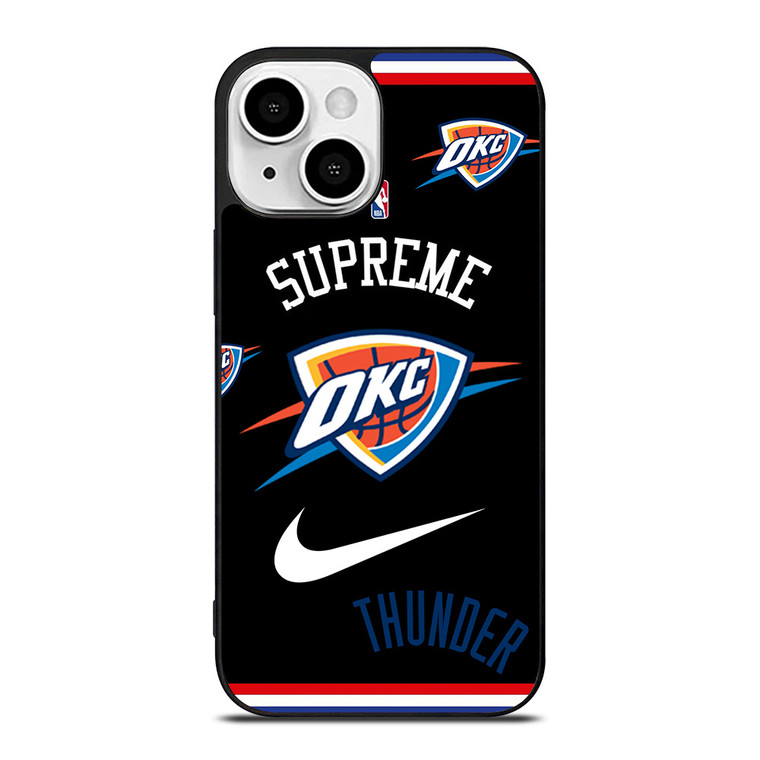 OKLAHOMA CITY THUNDER NBA X SUPREME NIKE iPhone 13 Mini Case Cover OKLAHOMA CITY THUNDER NBA X SUPREME NIKE iPhone 13 Mini Case Cover