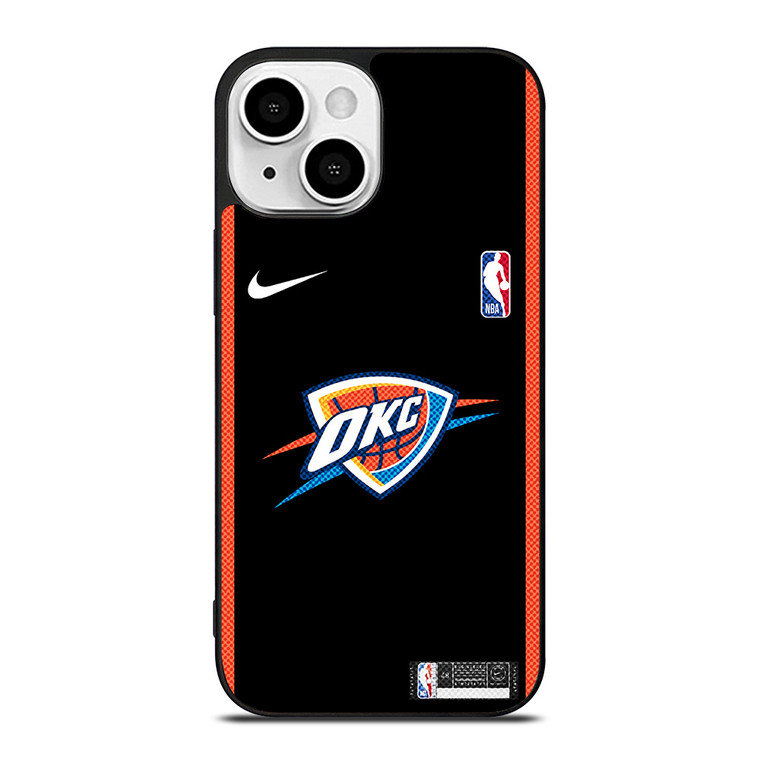 OKLAHOMA CITY THUNDER NIKE NBA BASKETBALL iPhone 13 Mini Case Cover OKLAHOMA CITY THUNDER NIKE NBA BASKETBALL iPhone 13 Mini Case Cover