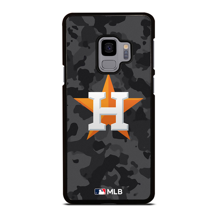 HOUSTON ASTROS BASEBALL BLACK CAMO Samsung Galaxy S9 Case Cover