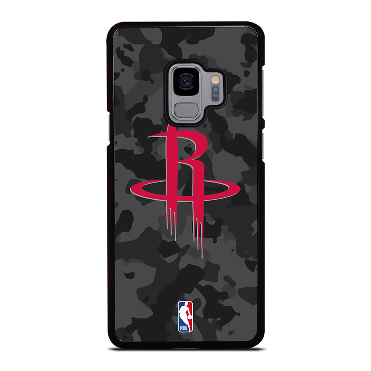 HOUSTON ROCKETS BLACK CAMO Samsung Galaxy S9 Case Cover