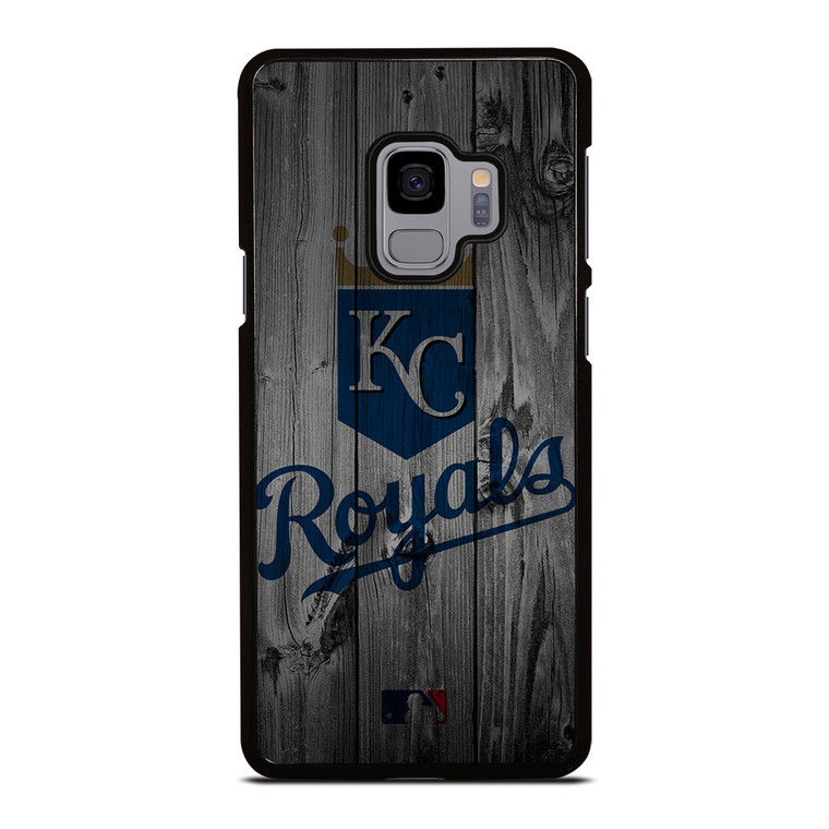KANSAS CITY ROYALS BASEBALL MLB WOOD LOGO Samsung Galaxy S9 Case Cover
