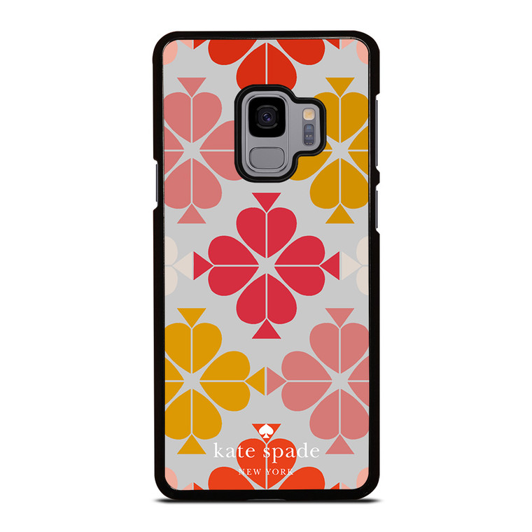 KATE SPADE JACQUARD PINK YELLOW Samsung Galaxy S9 Case Cover