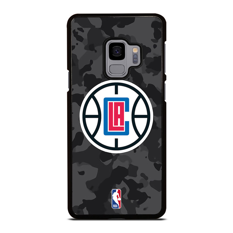 LOS ANGELES CLIPPERS BLACK CAMO Samsung Galaxy S9 Case Cover