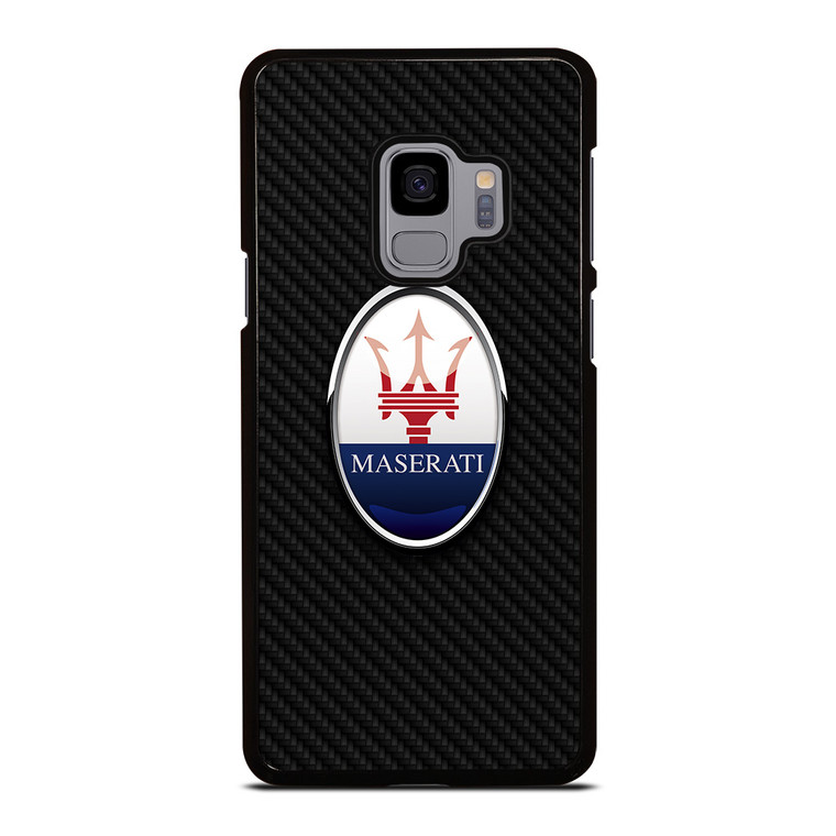 MASERATI LOGO CARBON FIBER Samsung Galaxy S9 Case Cover