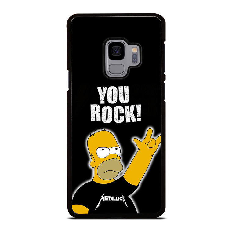 METALLICA ROCK HOMER SIMPSONS Samsung Galaxy S9 Case Cover