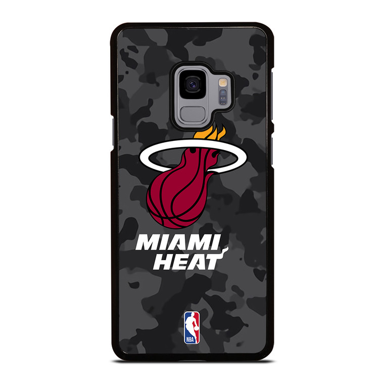MIAMI HEAT BLACK CAMO Samsung Galaxy S9 Case Cover