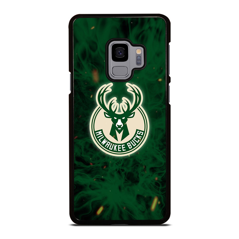 MILWAUKEE BUCKS BASKETBALL NBA FIRE Samsung Galaxy S9 Case Cover