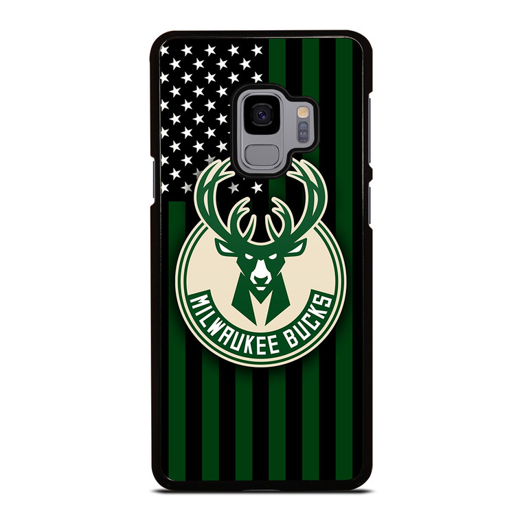 MILWAUKEE BUCKS NBA USA FLAG Samsung Galaxy S9 Case Cover