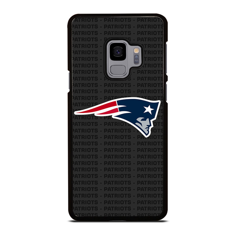 NEW ENGLAND PATRIOTS FOOTBALL TEXT Samsung Galaxy S9 Case Cover