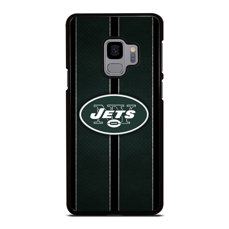 NEW YORK JETS NFL METAL STRIPE Samsung Galaxy S9 Case Cover