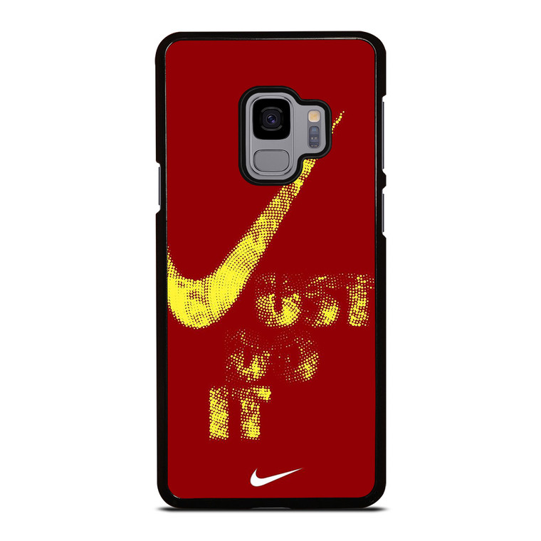 NIKE JUST DO IT RED HALFTONE Samsung Galaxy S9 Case Cover