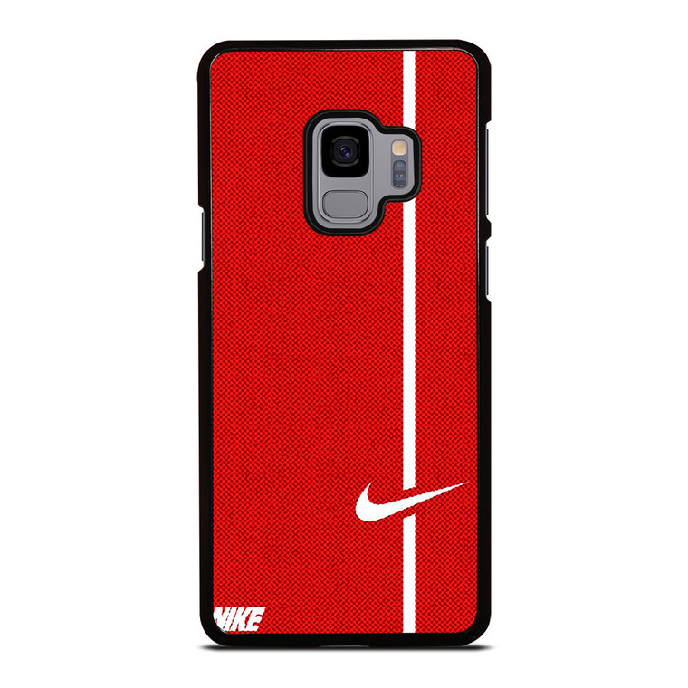 NIKE LOGO RED STRIPE Samsung Galaxy S9 Case Cover