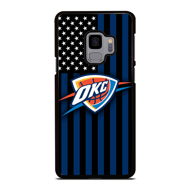 OKLAHOMA CITY THUNDERS NBA USA FLAG Samsung Galaxy S9 Case Cover