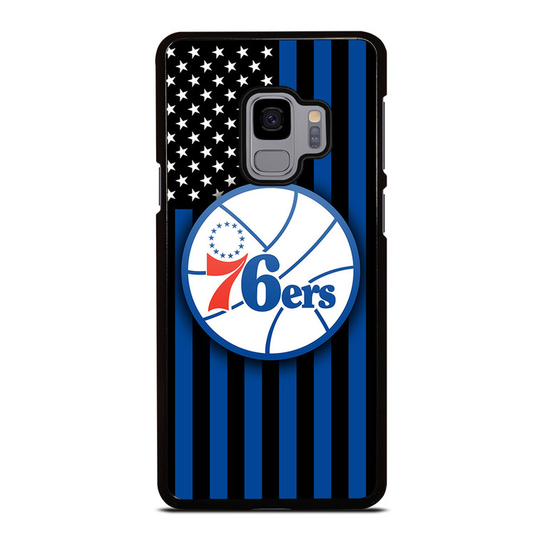 PHILADELPHIA 76ERS NBA USA FLAG Samsung Galaxy S9 Case Cover