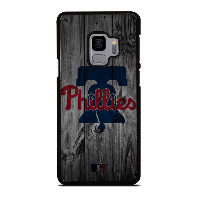 PHILADELPHIA PHILLIES BASEBALL MLB WOOD LOGO Samsung Galaxy S9 Case Cover