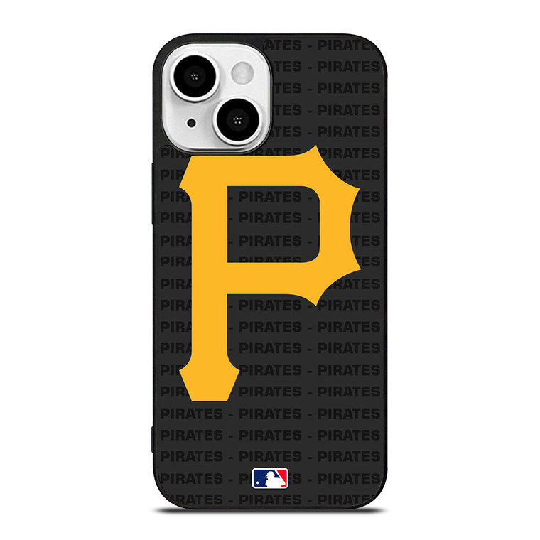 PITTSBURGH PIRATES BASEBALL BLACK iPhone 13 Mini Case Cover