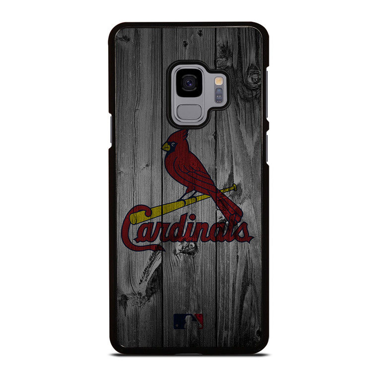 SAINT LOUIS CARDINALS BASEBALL MLB WOOD LOGO Samsung Galaxy S9 Case Cover