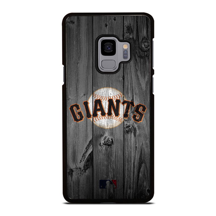 SAN FRANCISCO GIANTS BASEBALL MLB WOOD LOGO Samsung Galaxy S9 Case Cover