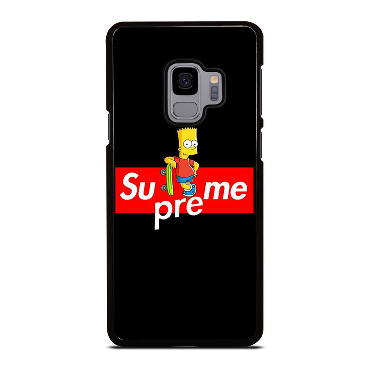 SUPREME BART SIMPSONS SKATEABOARD Samsung Galaxy S9 Case Cover
