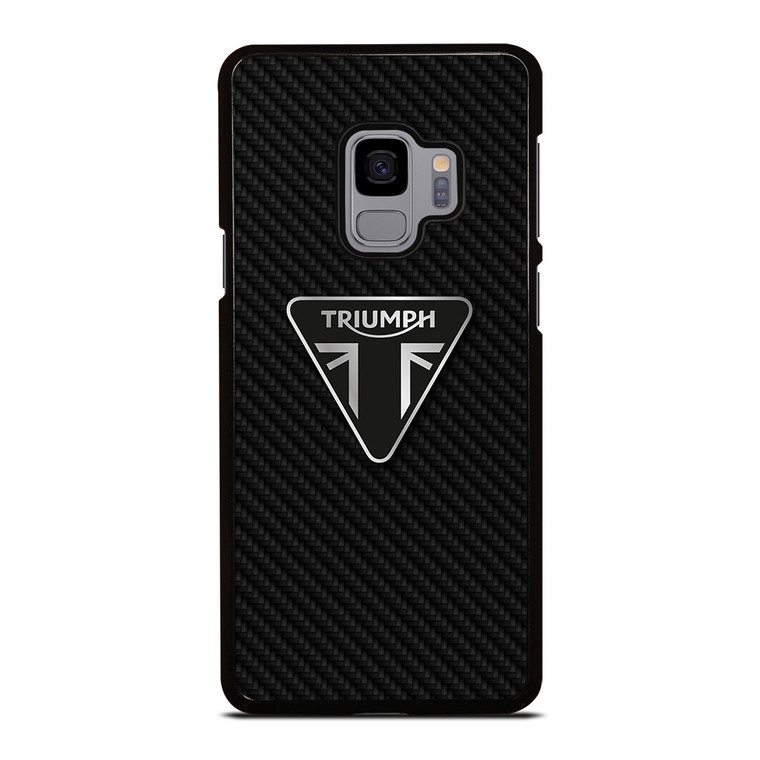 TRIUMPH MOTORCYCLES CARBON FIBER Samsung Galaxy S9 Case Cover