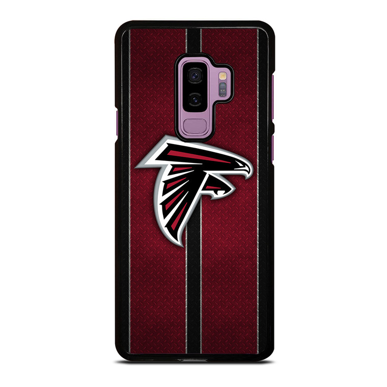 ATLANTA FALCONS NFL METAL STRIPE Samsung Galaxy S9 Plus Case Cover