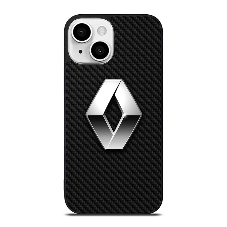 RENAULT AUTOMOBILE CARBON FIBER iPhone 13 Mini Case Cover