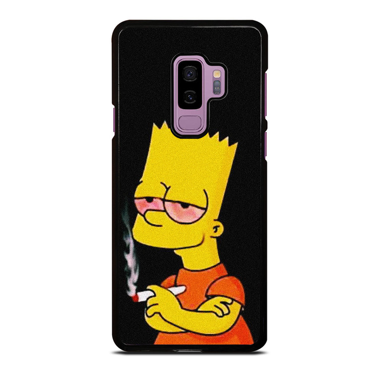 BART SIMPSONS WEEDS CIGARATTE Samsung Galaxy S9 Plus Case Cover