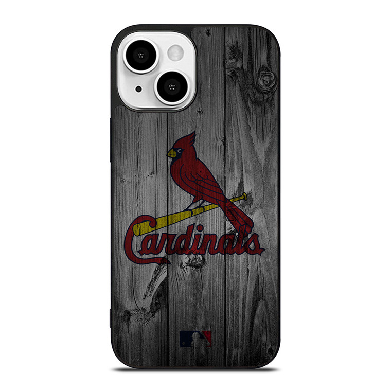 SAINT LOUIS CARDINALS BASEBALL MLB WOOD LOGO iPhone 13 Mini Case Cover