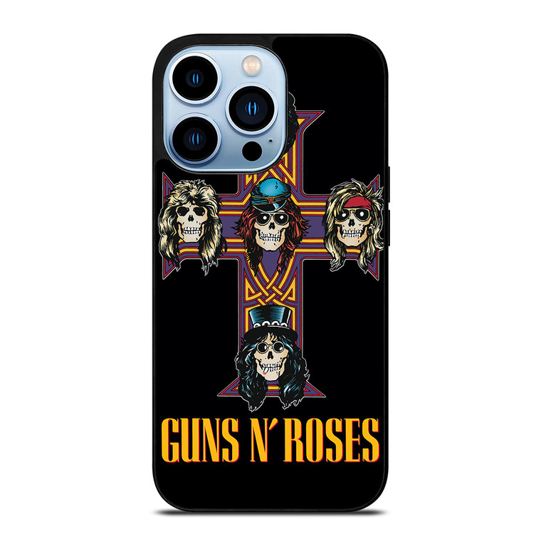 GUNS N ROSES ROCK BAND CROSS iPhone 13 Pro Max Case Cover