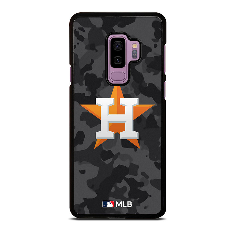 HOUSTON ASTROS BASEBALL BLACK CAMO Samsung Galaxy S9 Plus Case Cover