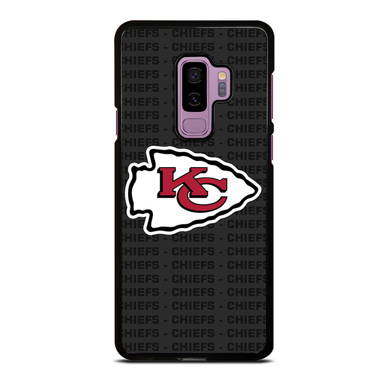 KANSAS CITY CHIEFS FOOTBALL TEXT Samsung Galaxy S9 Plus Case Cover