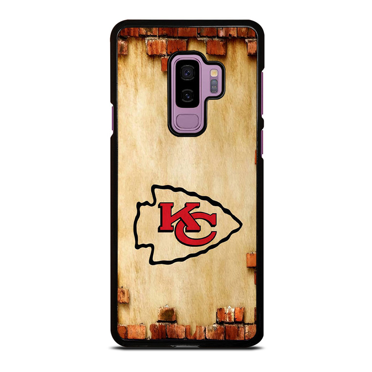 KANSAS CITY CHIEFS NFL FOOTBALL BRICKED Samsung Galaxy S9 Plus Case Cover