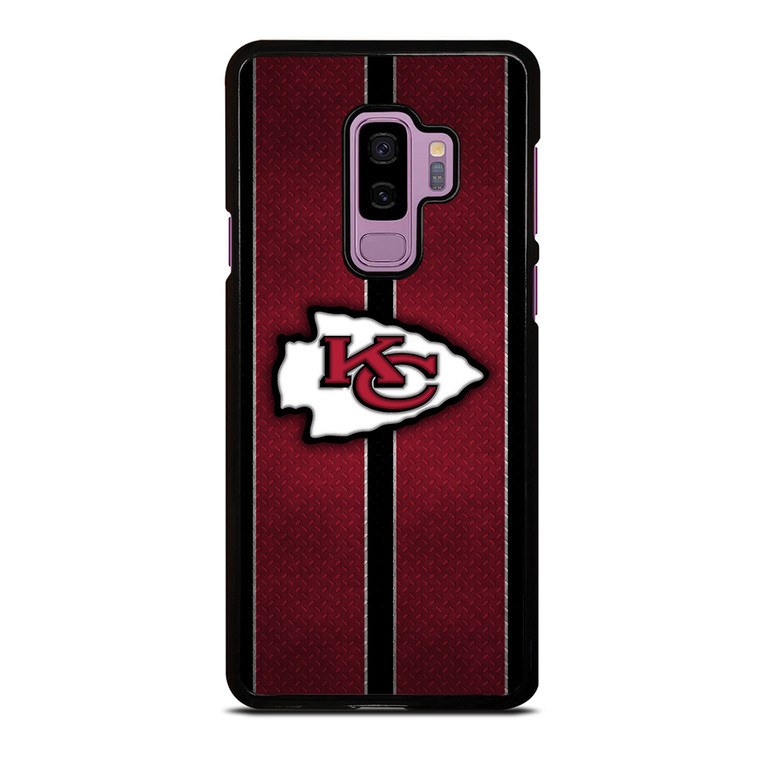 KANSAS CITY CHIEFS NFL METAL STRIPE Samsung Galaxy S9 Plus Case Cover