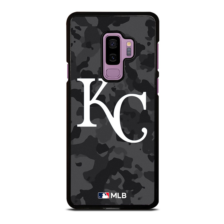 KANSAS CITY ROYALS BASEBALL BLACK CAMO Samsung Galaxy S9 Plus Case Cover