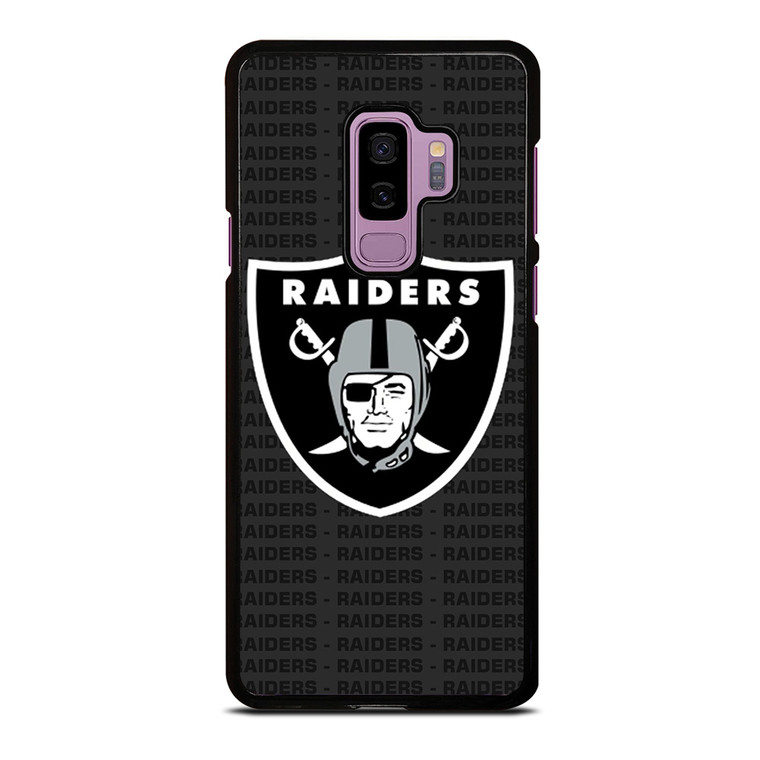 LAS VEGAS RAIDERS FOOTBALL TEXT Samsung Galaxy S9 Plus Case Cover