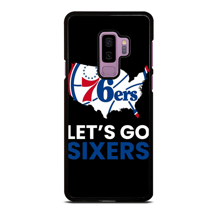 LETS GO PHILADELPHIA 76ERS NBA BASKETBALL 2 Samsung Galaxy S9 Plus Case Cover