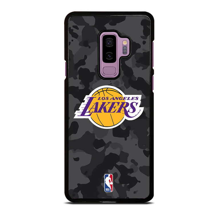 LOS ANGELES LAKERS BLACK CAMO Samsung Galaxy S9 Plus Case Cover