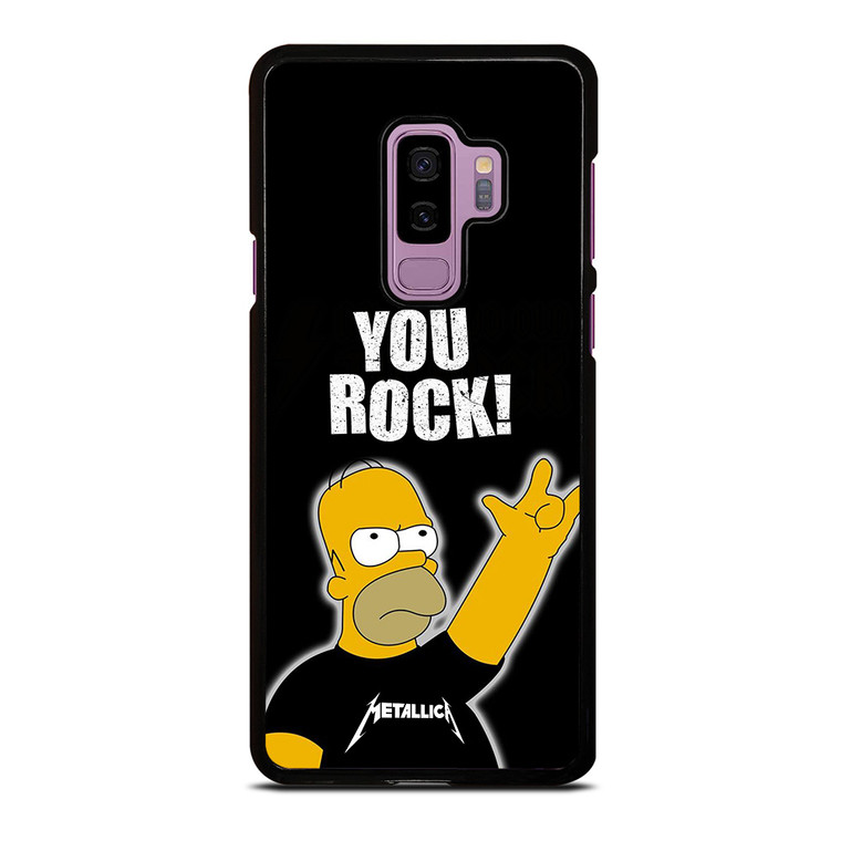 METALLICA ROCK HOMER SIMPSONS Samsung Galaxy S9 Plus Case Cover