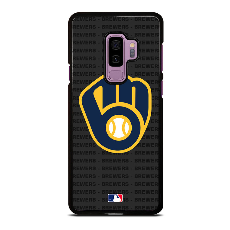 MILWAUKEE BREWERS BASEBALL BLACK Samsung Galaxy S9 Plus Case Cover