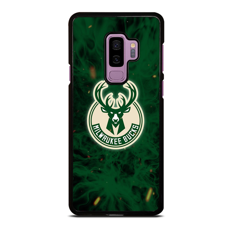 MILWAUKEE BUCKS BASKETBALL NBA FIRE Samsung Galaxy S9 Plus Case Cover