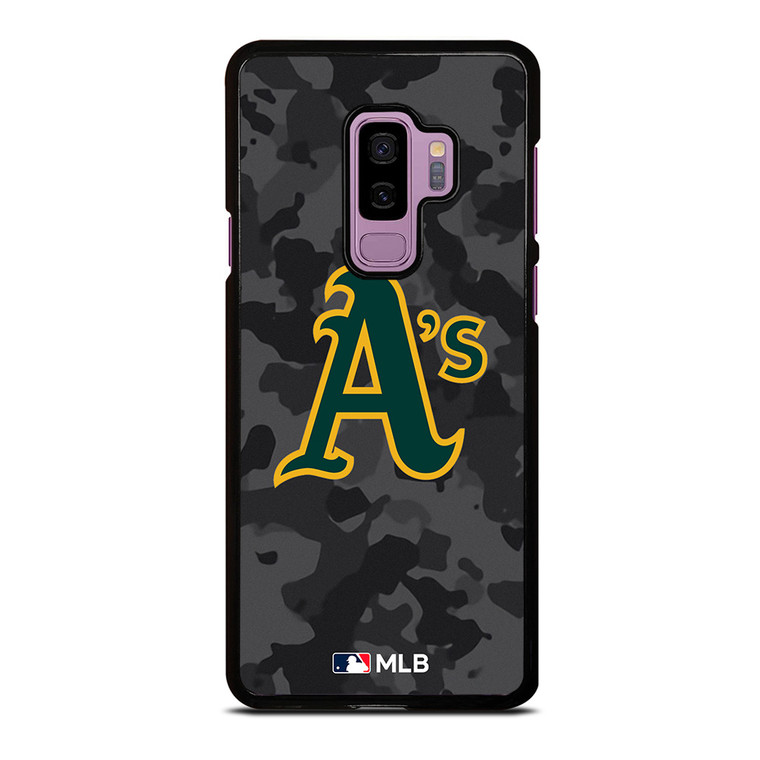 OAKLAND ATHLETICS BASEBALL BLACK CAMO Samsung Galaxy S9 Plus Case Cover