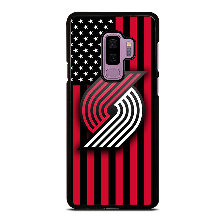 PORTLAND TRAIL BLAZERS NBA USA FLAG Samsung Galaxy S9 Plus Case Cover