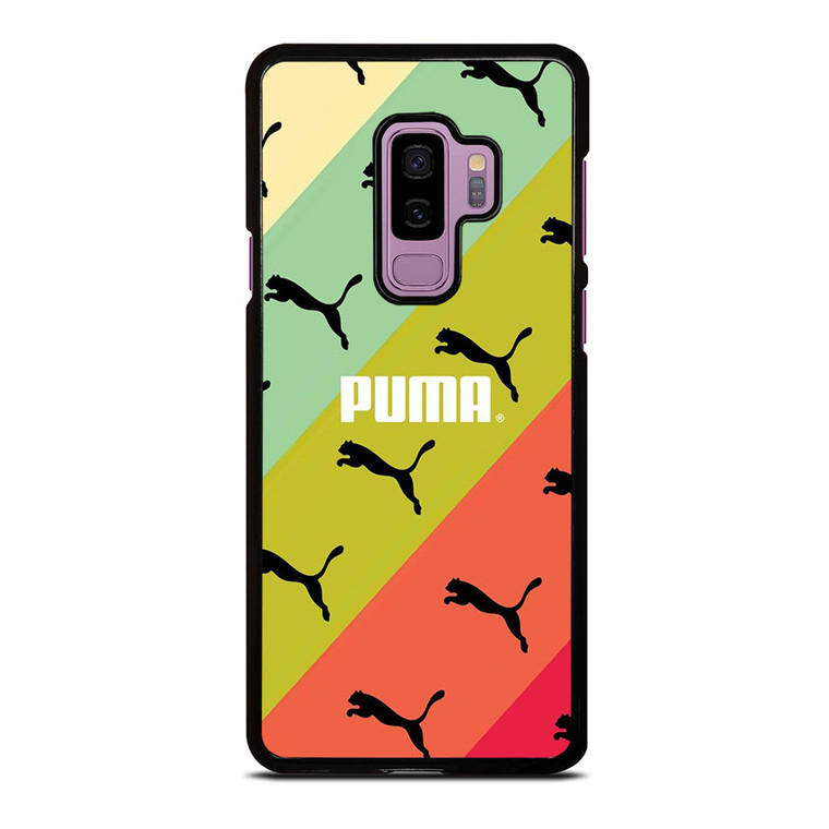 PUMA LOGO STRIPE PATTERN Samsung Galaxy S9 Plus Case Cover