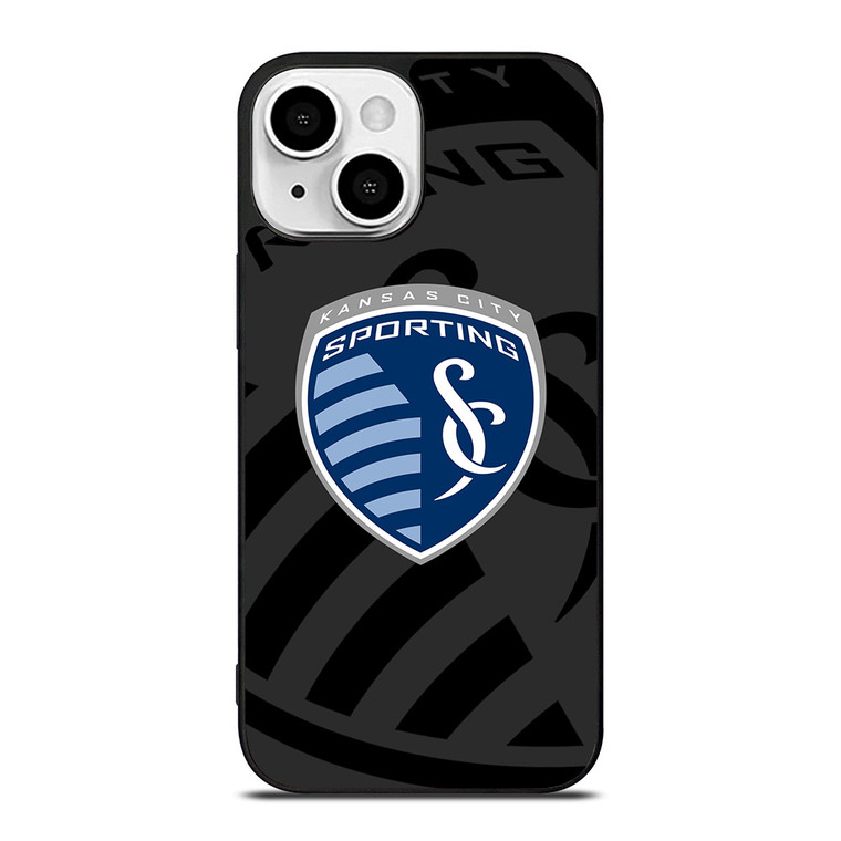SPORTING KANSAS CITY MLS BLACK iPhone 13 Mini Case Cover